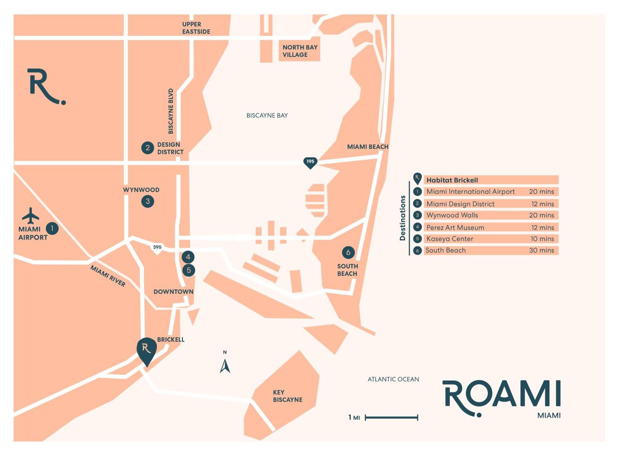 Roami At Habitat Brickell Aparthotel Μαϊάμι Εξωτερικό φωτογραφία